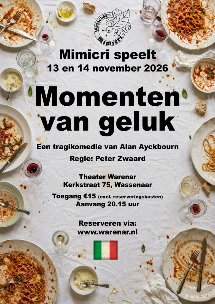 Mimicri Theatergroep najaar 26 in Wassenaar